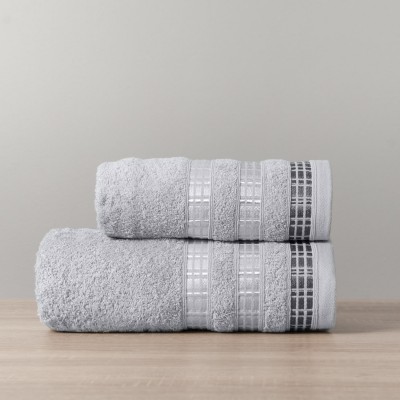 Ręcznik bawełniany 50x90 LUXURY szary - 1