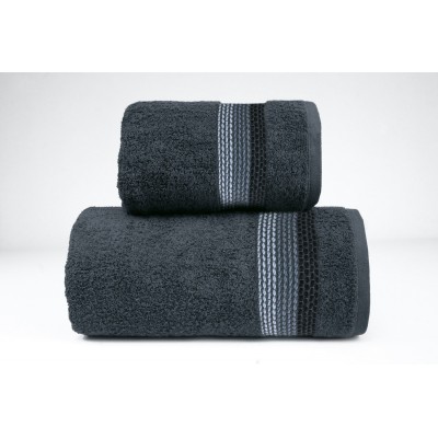Ręcznik 70x140 popielaty bawełniany OMBRE - 1