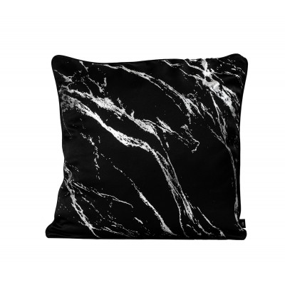 Poszewka 45x45 czarno srebrna ENDLESS na poduszkę - 1
