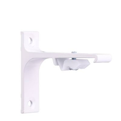 Uchwyt ścienny do szyn TS pojedynczy biały 75mm - 1