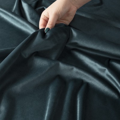 Tkanina zasłonowa Velvi 300 cm ciemny turkusowy 008 - 1