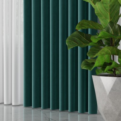 Tkanina zasłonowa Velvet 300 cm petrol 106 - 3