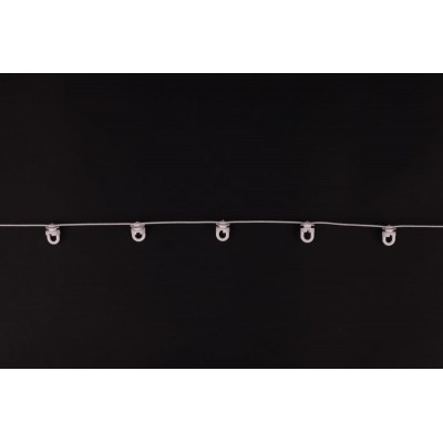 Ślizg na sznurku SLIM obrotowy fala 6 cm biały - 2