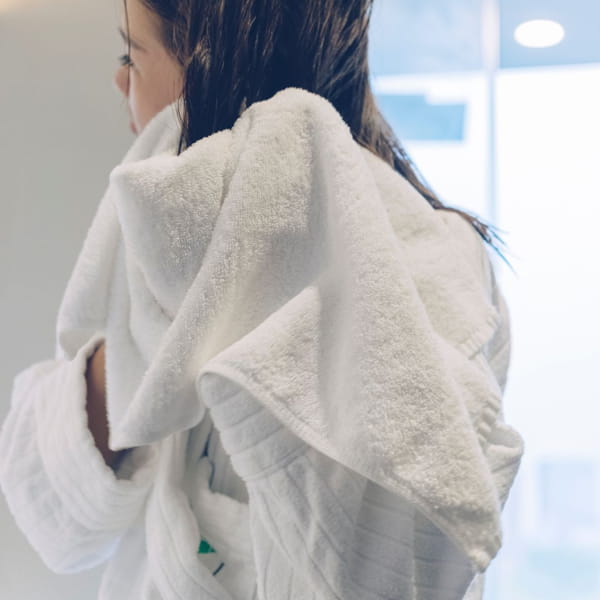 bawełniany biały ręcznik bawełniany biały ręcznik