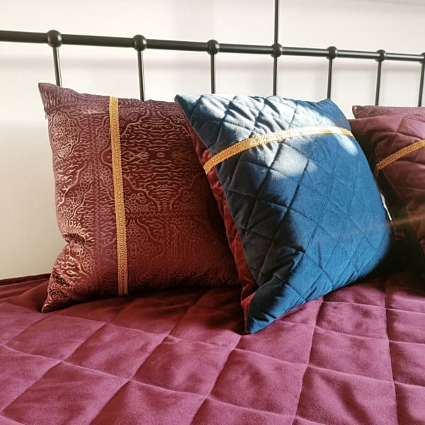 kolorowe poduszki ozdobne we wzory pikowane | zaslony-firany.pl