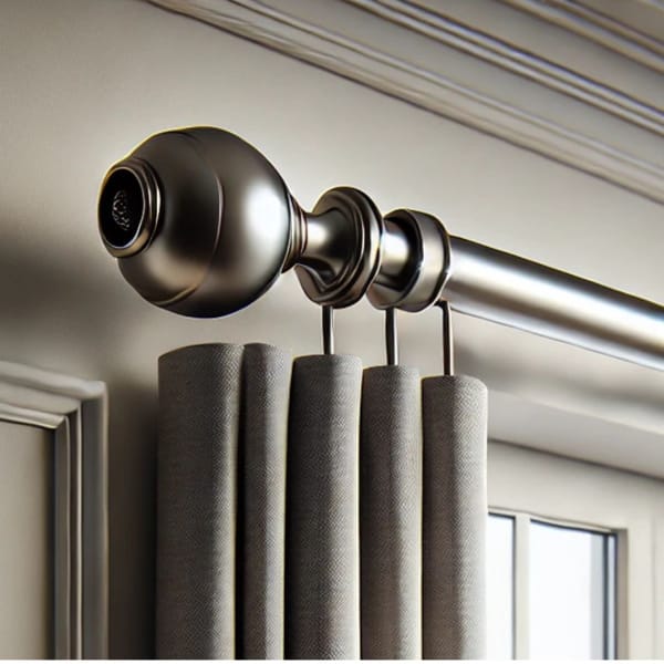 ozdobna końcówka do karnisza satyna nikiel ozdobna końcówka do karnisza satyna nikiel