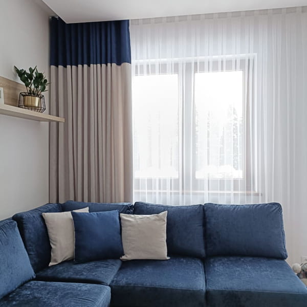 szara zasłona z niebieskim pasem | Bagdad Nowy Sącz szara zasłona z niebieskim pasem | Bagdad Nowy Sącz