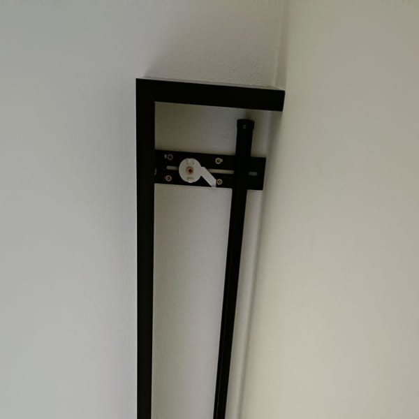 czarna szyna karniszowa montowana do sufitu | Bagdad Nowy Sącz czarna szyna karniszowa montowana do sufitu | Bagdad Nowy Sącz