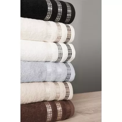 Ręcznik bawełniany 50x90 LEXURY kremowy -3