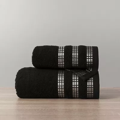 Ręcznik bawełniany 50x90 LUXURY czarny - 2