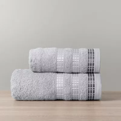 Ręcznik bawełniany 70x140 LUXURY szary - 1