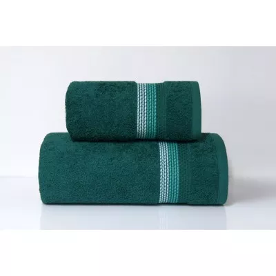 Ręcznik 70x140 zielony bawełniany OMBRE - 1