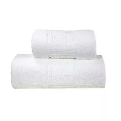 Ręcznik 70x140 bambus bawełna biały ECCO BAMBOO - 1