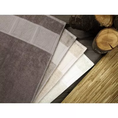 Ręcznik 70x140 bambus bawełna kakaowy ECCO BAMBOO - 1