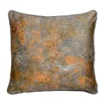Poszewka ozdobna 45x45 VULCANO Velvet brąz miedź - 1
