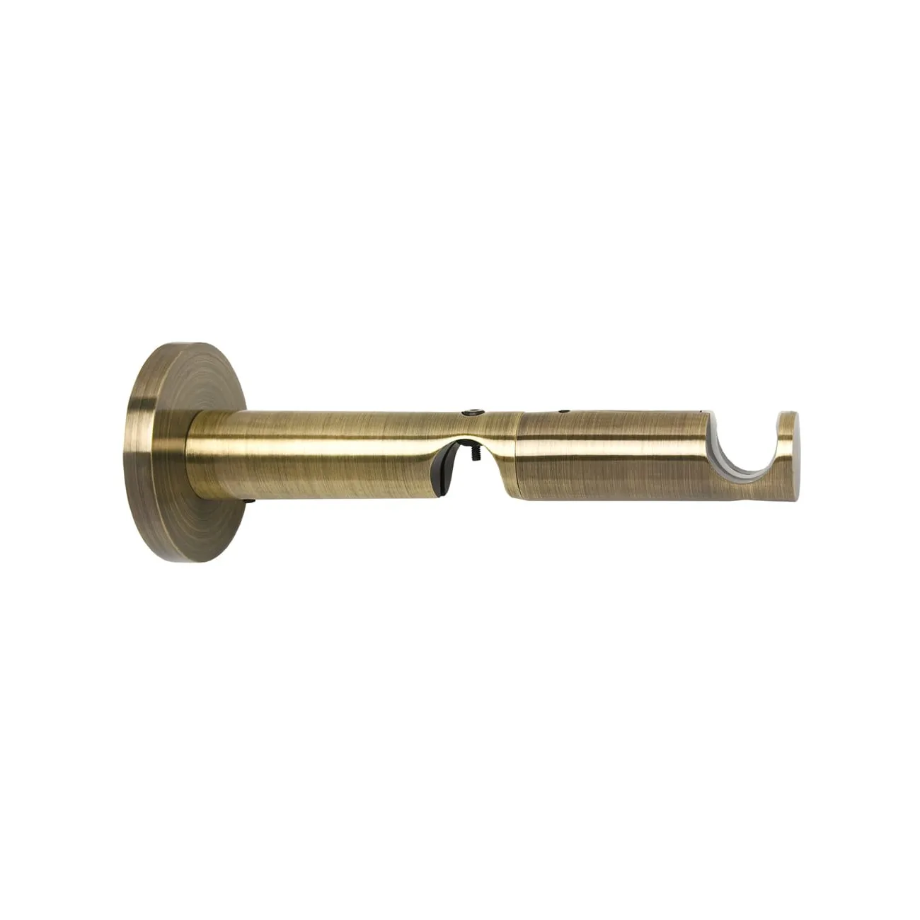 Wspornik podwójny broadway 19+19 mm antyczne złoto - 1