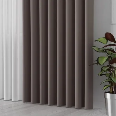 Tkanina zasłonowa Lima 300 cm brązowy 017 - 3 Tkanina zasłonowa Lima 300 cm brązowy 017 - 3
