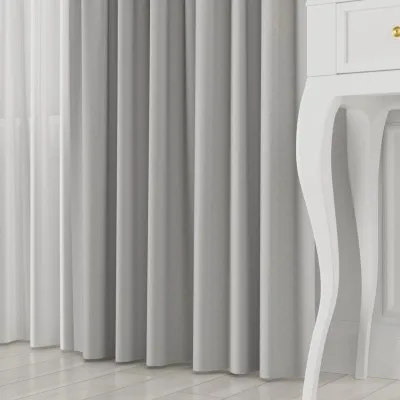 Tkanina zasłonowa Lima 300 cm jasny szary 009 - 3 Tkanina zasłonowa Lima 300 cm jasny szary 009 - 3