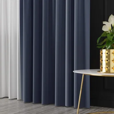 Tkanina zasłonowa Lima 300 cm granatowy 029 - 3 Tkanina zasłonowa Lima 300 cm granatowy 029 - 3