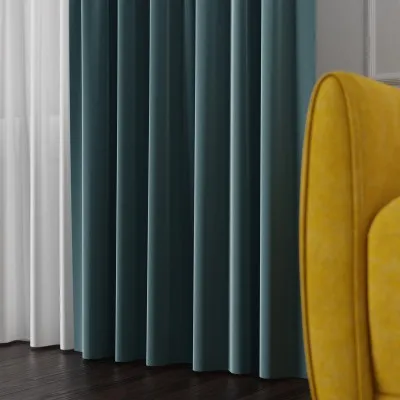 Tkanina zasłonowa Lima 300 cm petrol 024 - 3 Tkanina zasłonowa Lima 300 cm petrol 024 - 3