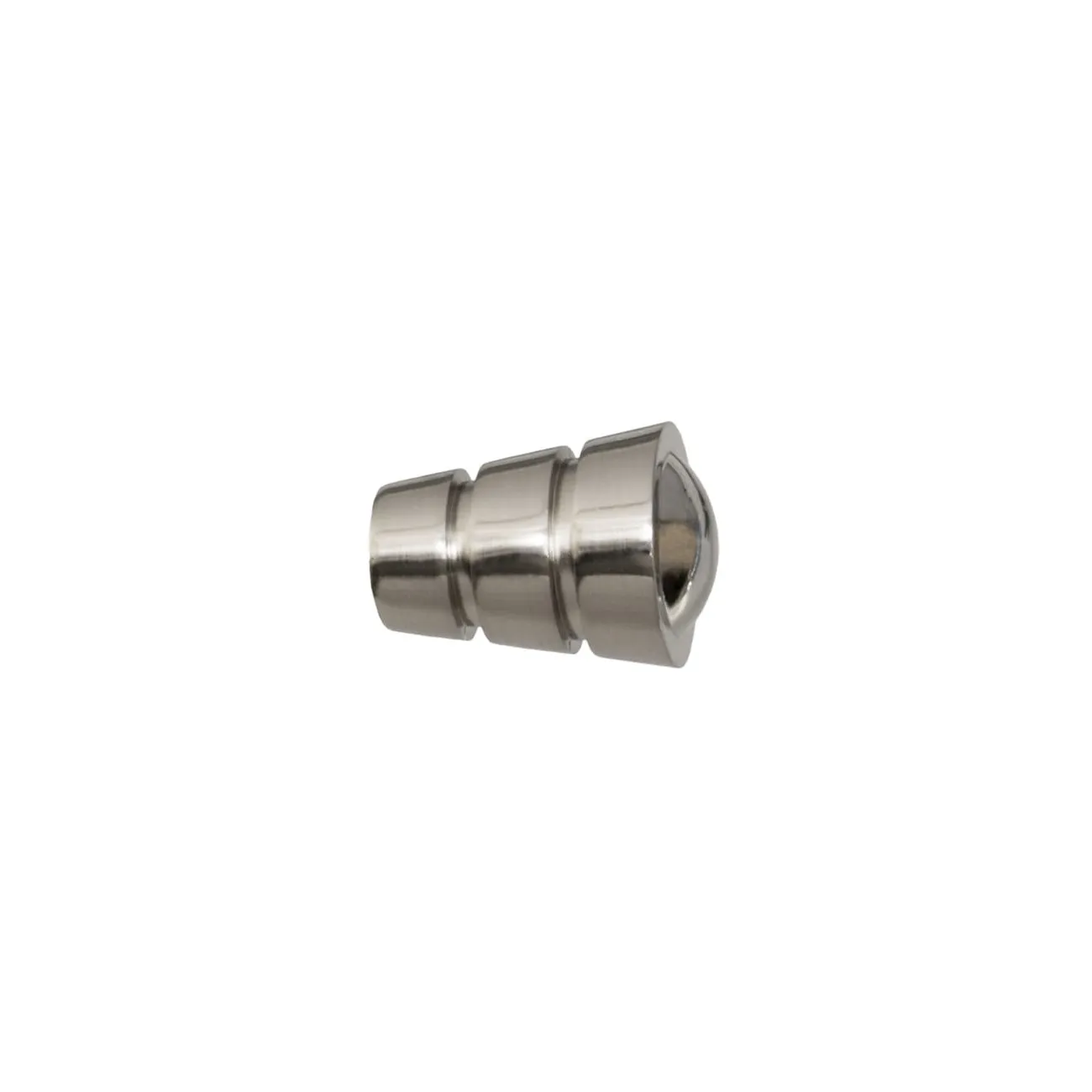 Końcówka fedora 19 mm efekt stali nierdzewnej - 1