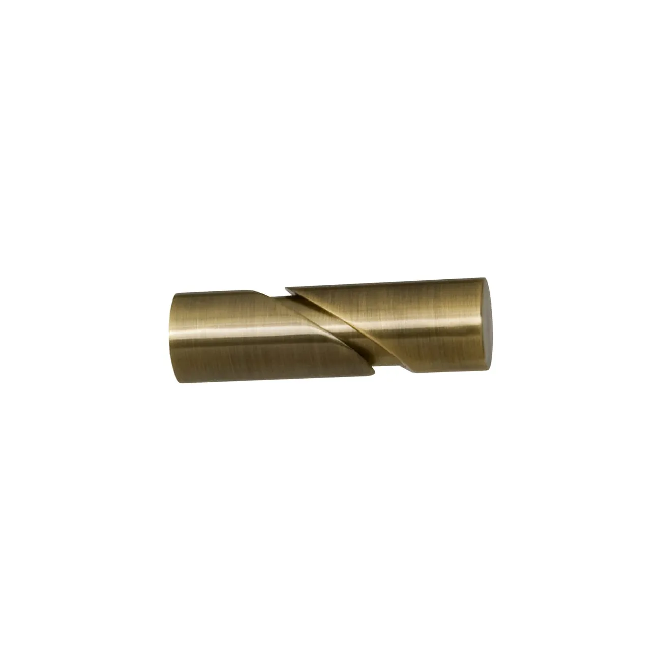 Końcówka fidelio do karnisza rurkowego 19 mm antyczne złoto - 1